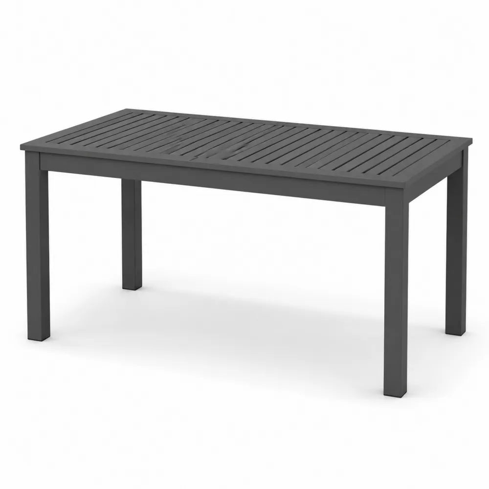Gartentisch Aluminium Anthrazit 140x80x75 cm