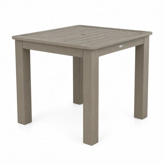 Quadratischer Tisch aus Polypropylen 80x80x70cm Sand