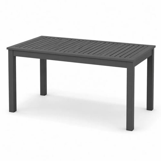 Gartentisch Aluminium Anthrazit 140x80x75 cm